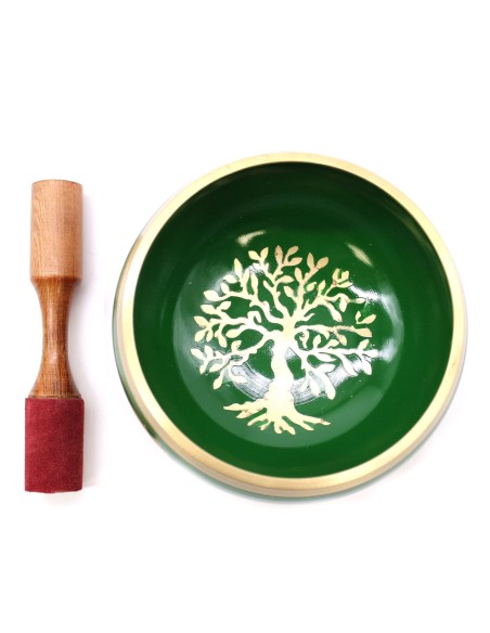 Grand set de bol tibétain – Arbre de Vie