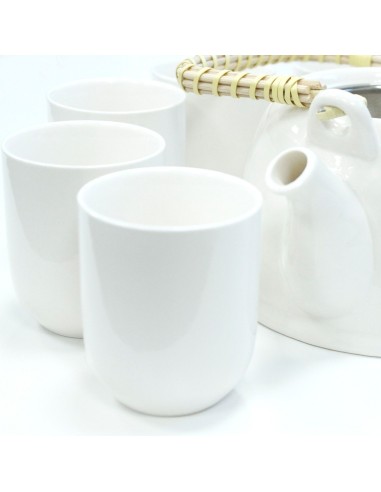 Service à thé – Blanc classique