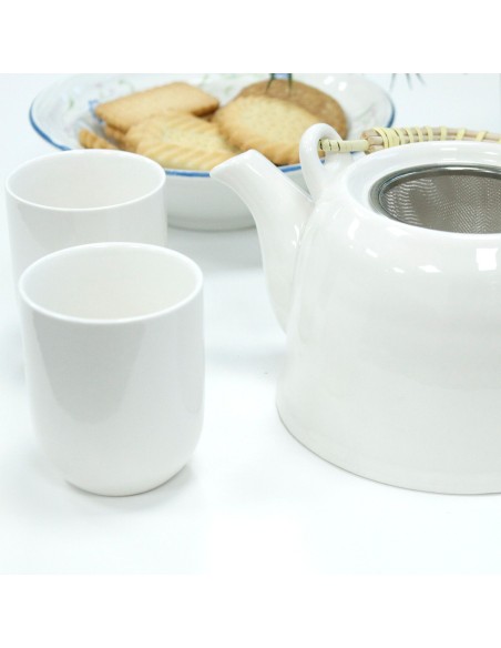 Service à thé – Blanc classique