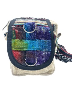 Sac bandoulière en chanvre teinté – Format compact