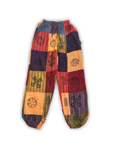 Pantalon Nomad Sari – Champignons imprimés orange (S/M)