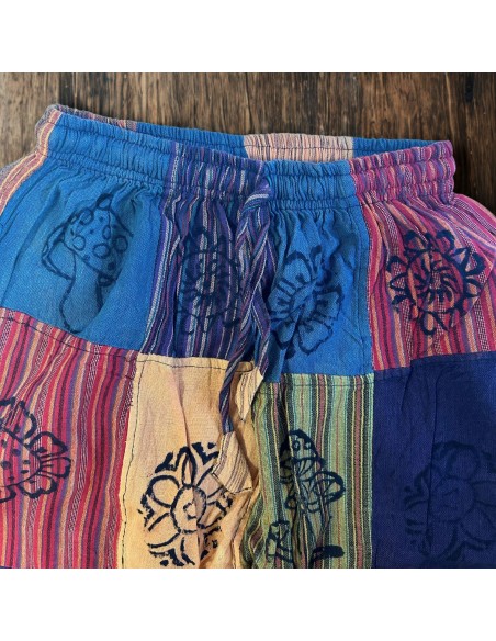 Pantalon Nomad Sari – Champignons imprimés orange (S/M)