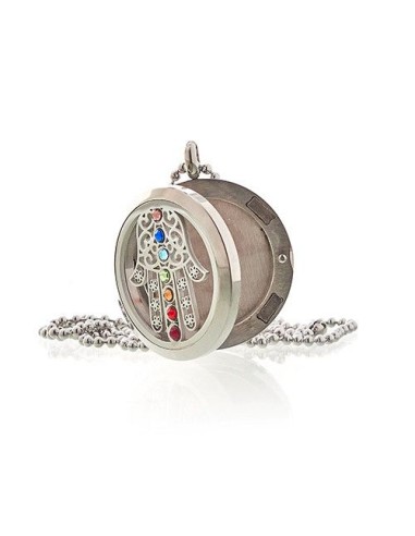 Collier diffuseur d’aromathérapie – Hamsa Chakra