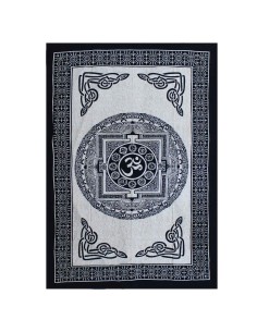 Colcha & tenture Singe OM Mandala – Spiritualité joyeuse