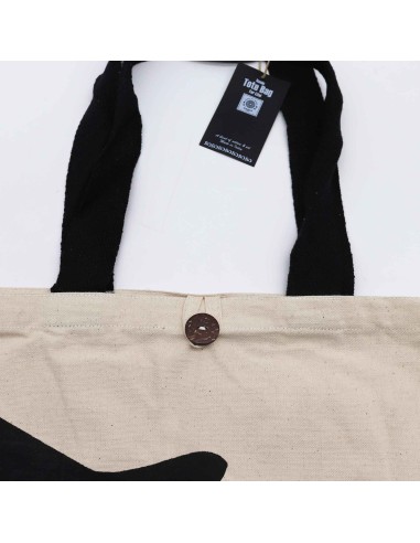 Sac cabas iconique en toile – Chat noir