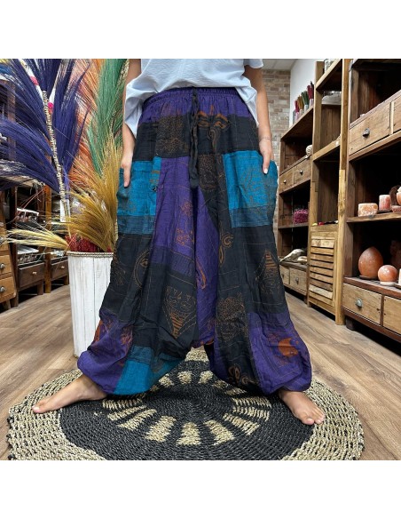 Pantalon yoga & festival – Aladdin Himalaya violet