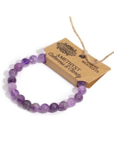 Bracelet énergétique en améthyste – Sérénité