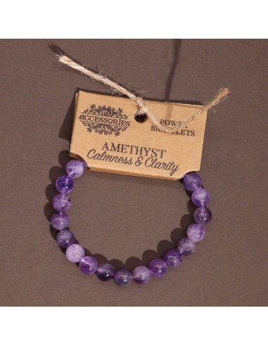 Bracelet énergétique en améthyste – Sérénité