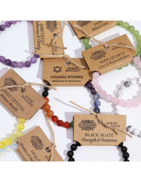 Bracelet énergétique en améthyste – Sérénité