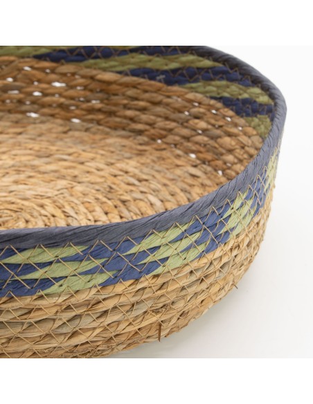 Bandejas paniers en paille & herbe marine – Organisation zen