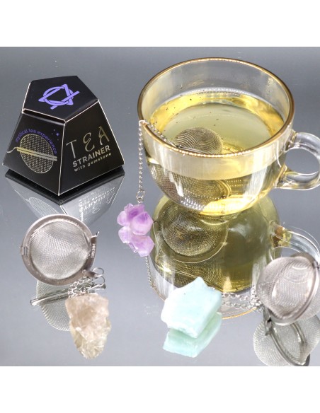 Infuseur à thé en pierres naturelles – Cornaline