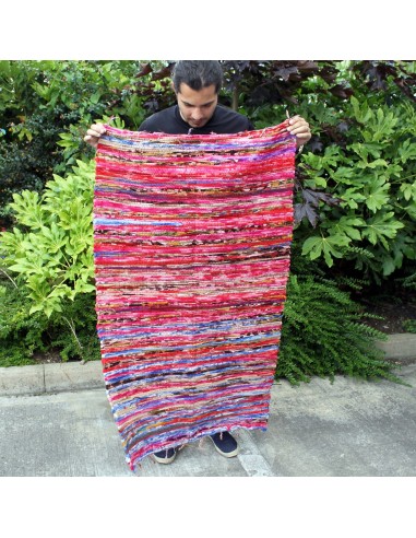 Tapis chiffon artisanal – Zen épuré