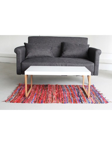 Tapis chiffon artisanal – Zen épuré