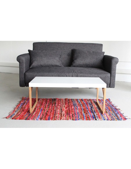 Tapis chiffon artisanal – Zen épuré