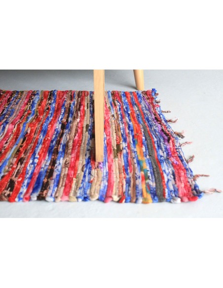 Tapis chiffon artisanal – Zen épuré