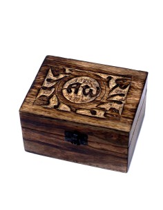 Boîte d’aromathérapie en bois – Format 12 huiles