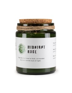 Greenman – Bougie soja Woodwick «Rose de minuit»