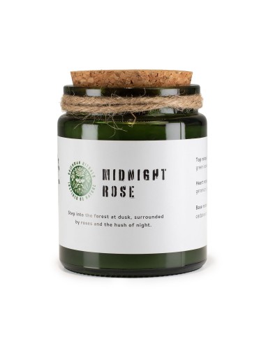 Greenman – Bougie soja Woodwick «Rose de minuit»