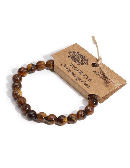 Bracelet énergétique en œil de tigre – Confiance