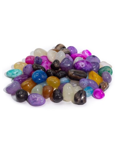 Agates multicolores à recharger – Équilibre