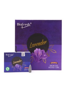 Cônes d’encens à reflux Biofresh – Lavande (40 cônes)