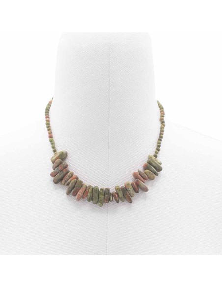 Collier Longstone en agate mousse – Renouveau