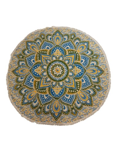 Mandala textile géant – Vibrations solaires