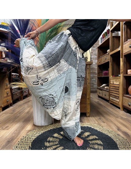 Pantalon yoga & festival – Aladdin Himalaya gris