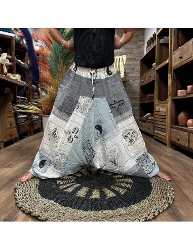 Pantalon yoga & festival – Aladdin Himalaya gris