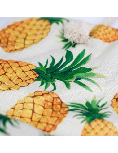 Sac shopper à anses corde – Ananas tropicaux