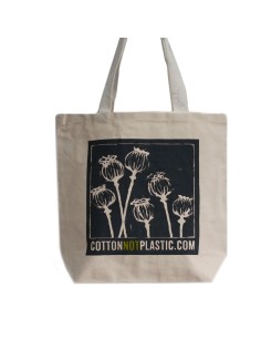 Sac shopper – Têtes de pavot (motifs assortis)