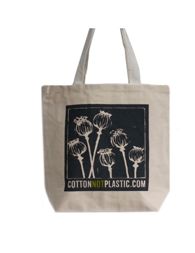 Sac shopper – Têtes de pavot (motifs assortis)