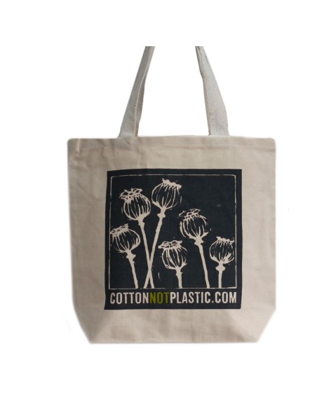 Sac shopper – Têtes de pavot (motifs assortis)