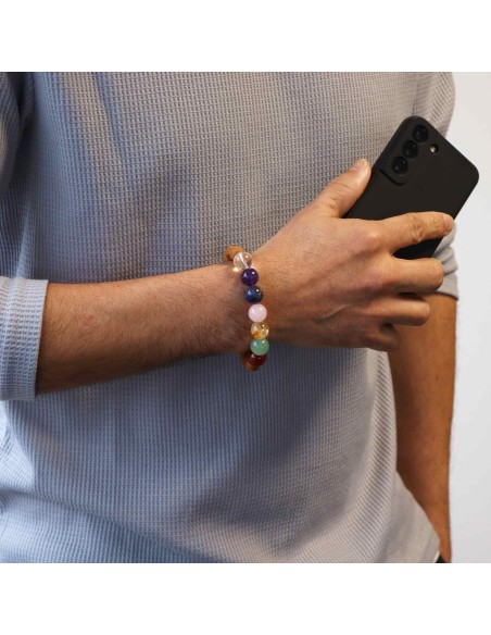 Bracelet cèdre – 7 chakras