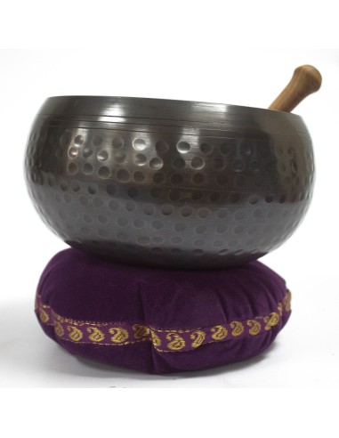 Coussin en velours pour bol tibétain – Confort zen