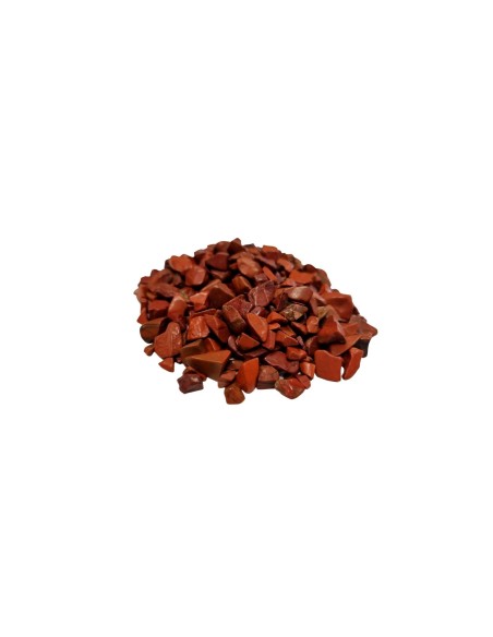 Éclats de jaspe rouge – Vitalité zen