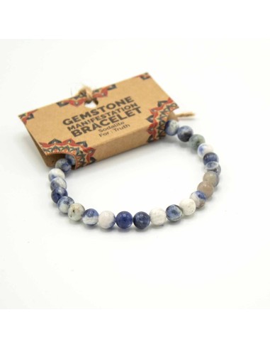 Bracelet manifestation en sodalite – Vérité