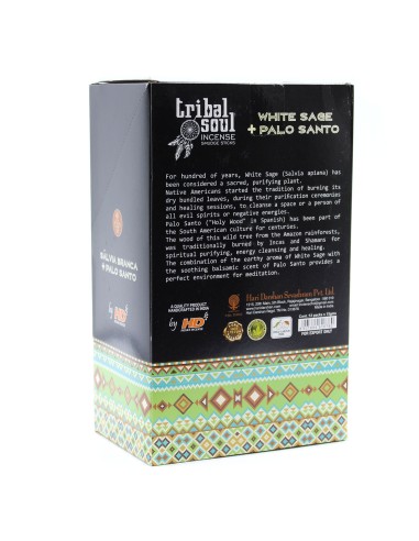 Encens Tribal Soul – Sauge blanche & Palo Santo