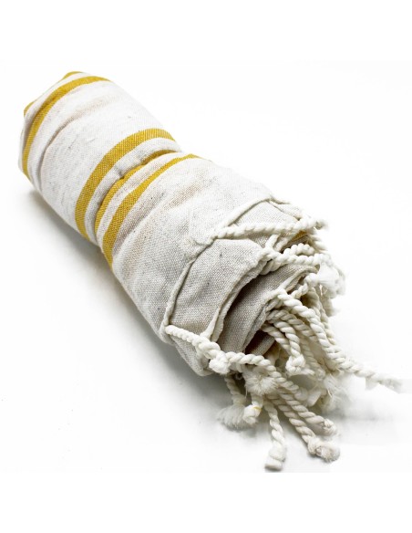 Serviette spa hammam – Jaune aurore