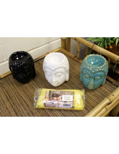 Brûle-parfum Bouddha – Noir zen