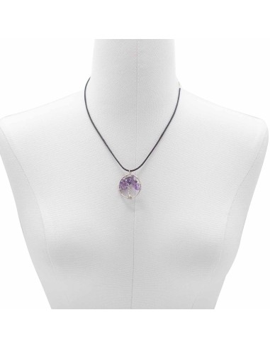 Pendentif Arbre de Vie en améthyste – Intuition