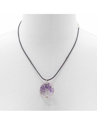 Pendentif Arbre de Vie en améthyste – Intuition
