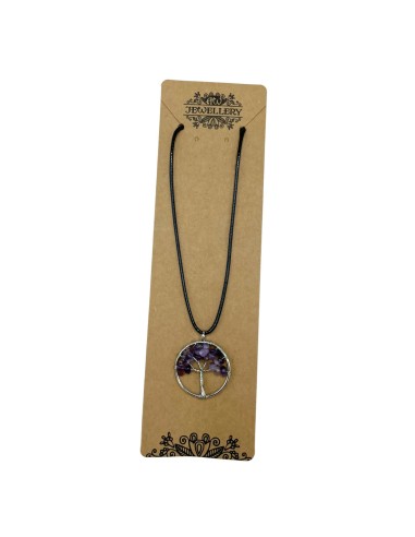 Pendentif Arbre de Vie en améthyste – Intuition