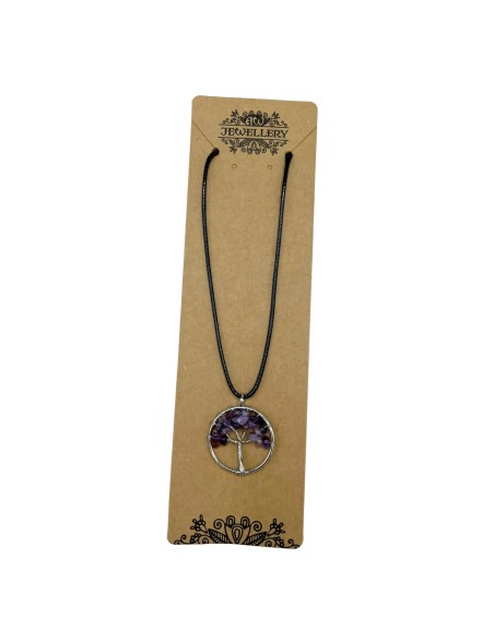 Pendentif Arbre de Vie en améthyste – Intuition