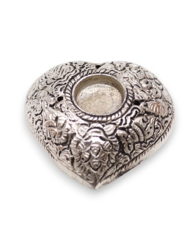 Petit porte?encens cœur – Aluminium