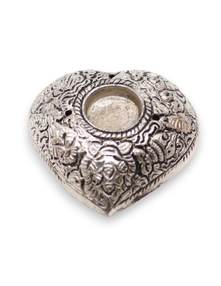 Petit porte?encens cœur – Aluminium