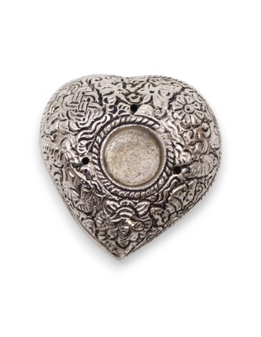 Petit porte?encens cœur – Aluminium
