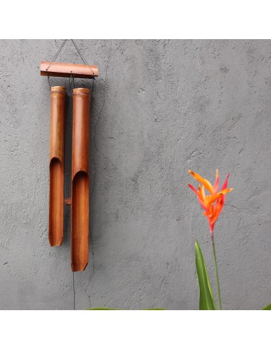 Carillon en bambou naturel – Résonance zen