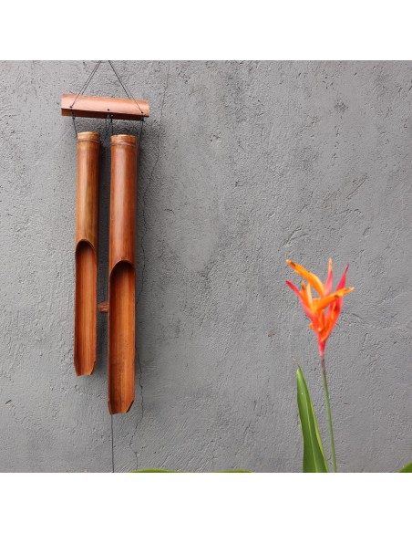 Carillon en bambou naturel – Résonance zen
