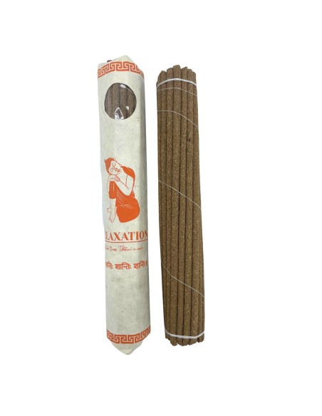 Encens tibétain premium roulé – Relaxation (30 bâtonnets)
